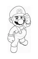 Super mario kleurplaat 1